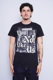 Polera Print negro dom Talla S 1