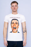 Polera Print blanco american psycho Talla S 1