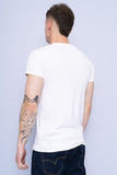 Polera Print blanco american psycho Talla S 3