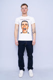 Polera Print blanco american psycho Talla S 4