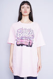 Polera Print rosada barbie Talla XL 1