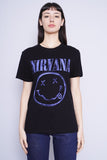 Polera Print negro nirvana Talla TU 1