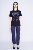 Polera Print negro nirvana Talla TU 4