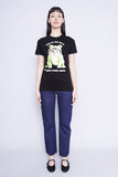 Polera Print negro goodie two sleewes Talla S 4