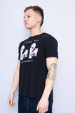Polera Print negro strange planet Talla L 2