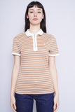 Polera Print blanco/beige nautica Talla M 1