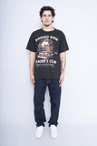 Polera Print negro port & company Talla L 4