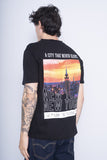 Polera Print negro RE Talla M 3