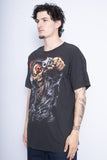 Polera Print negro bay island Talla XL 2