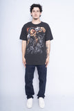 Polera Print negro bay island Talla XL 4
