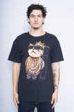 Polera Print negro nostalgic Talla TU 1
