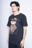 Polera Print negro nostalgic Talla TU 2