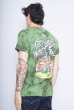 Polera Print verde assholes live forever Talla M 3