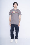 Polera Print gris dom Talla M 4