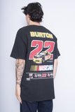 Polera Print negro checkered flag sprt Talla L 3