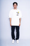 Polera Print blanco DISNEY X H&M Talla M 4