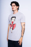 Polera Print gris BETTY BOOP Talla M 2