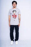 Polera Print gris BETTY BOOP Talla M 4