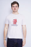 Polera Print gris peanuts Talla M 1