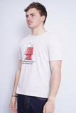 Polera Print gris peanuts Talla M 2