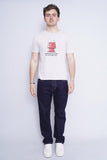 Polera Print gris peanuts Talla M 4