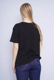 Polera Print negro the rolling stone Talla M 3