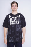 Polera Print negro tap out mps Talla XL 1