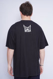 Polera Print negro tap out mps Talla XL 3