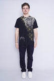 Polera Print negro filter Talla XL 4