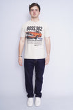 Polera Print crema ford Talla S 4