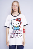 Polera Print blanco AEROPOSTALE Talla L 1