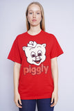 Polera Print roja JERZEES Talla M 1
