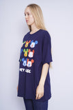 Polera Print azul DISNEY Talla 2XL 2