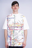 Polera Print blanco NYCSL Talla L 1