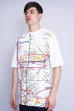 Polera Print blanco NYCSL Talla L 2