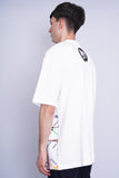 Polera Print blanco NYCSL Talla L 3