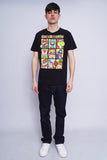 Polera Print negro SUPER MARIO Talla L 4