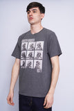 Polera Print gris teestyled Talla L 2