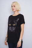 Polera Print negro way to celebrate halloween Tall 2