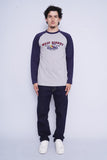 Polera Print bicolor nostalgic Talla TU 4