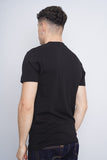 Polera Print negro tdl Talla S 3