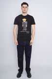 Polera Print negro tdl Talla S 4