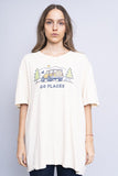 Polera Print crema LIFE IS GOOD Talla XL 1