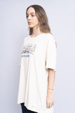 Polera Print crema LIFE IS GOOD Talla XL 2