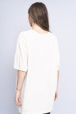 Polera Print crema LIFE IS GOOD Talla XL 3