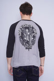 Polera Print bicolor VANS Talla M 3