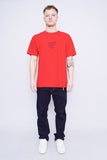 Polera Print rojo piraña joe Talla L 4