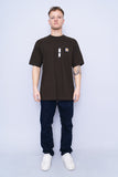 Polera Print verde Carhartt Talla M 4