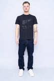 Polera Print negro ADIDAS Talla M 4