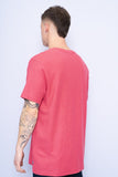 Polera Print rosado psycho bunny Talla 6 3